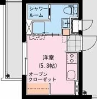 The Rock APT【205号室】の間取り