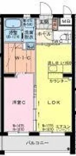 ヴァンテージ祇園【1階】の間取り