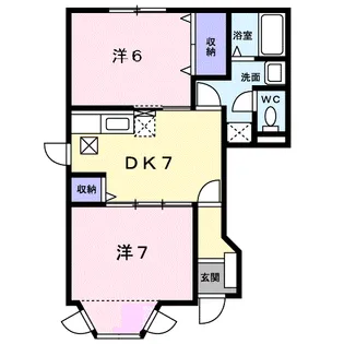 エスペランサ【1階】の間取り