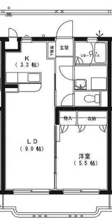アンビシャス【2階】の間取り