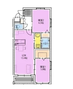 アーベイン潮見【3階】の間取り
