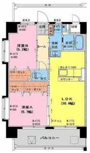 チェルシー神宮外苑【7階】の間取り