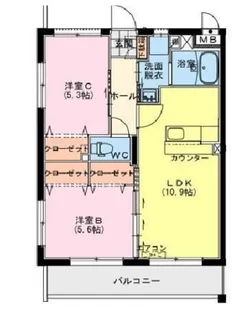 Lutoriine【208号室】の間取り