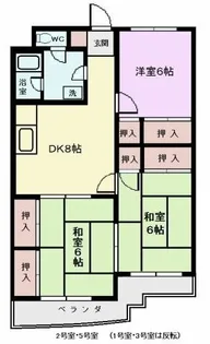 小山ハイツⅠ【402号室】の間取り