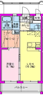 Luke Garden【1階】の間取り