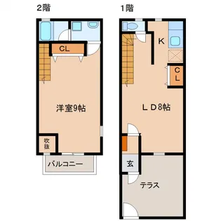 Beans houseⅡ【2号室】の間取り