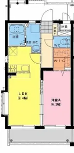 EAST COURT【1階】の間取り