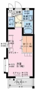 プレベントS【4階】の間取り