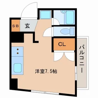 ルミナス松山【902号室】の間取り