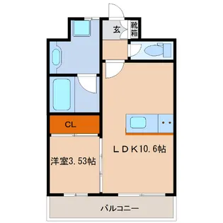 センチュリーコート8番館【302号室】の間取り