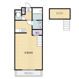 ハイツ・ファンタジー【102号室】の間取り