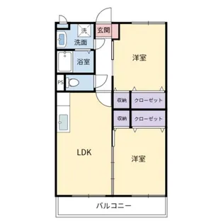 フェニックスマンションB【202号室】の間取り