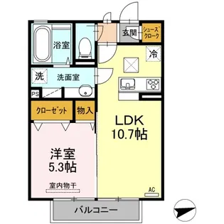 メゾン ド ルミエール【1階】の間取り