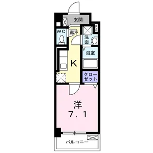 ハッピーメゾン Ⅵ【2階】の間取り