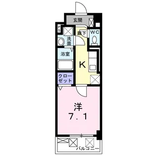 ハッピーメゾン Ⅵ【3階】の間取り