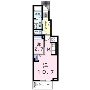 リライフ Ⅰ【1階】の間取り