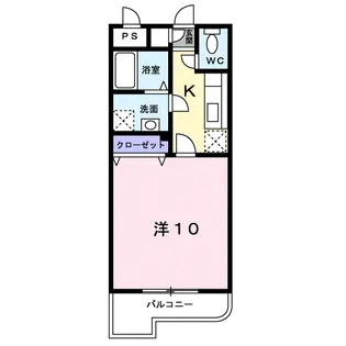 ラフィ−ナサイト2【4階】の間取り