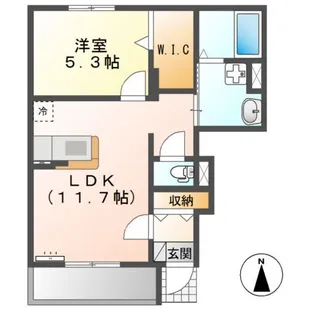 シャイニングヒル【1階】の間取り