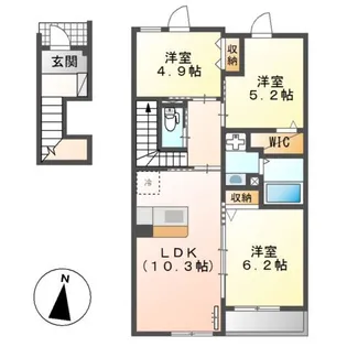 Sky Village【2階】の間取り