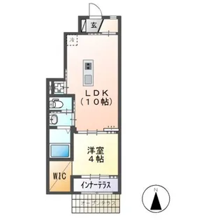 サンテラス神宮【1階】の間取り