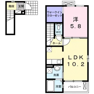 プレーヌ アージュ【2階】の間取り