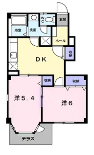 イーズ Ⅵ【1階】の間取り