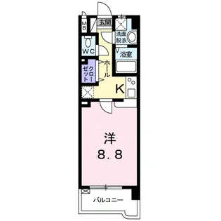 サン トール【4階】の間取り
