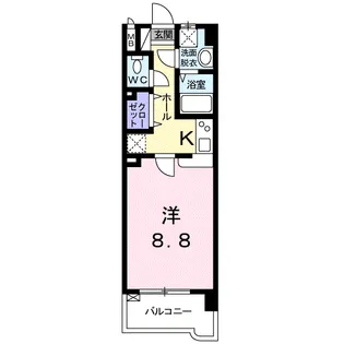 サン トール【6階】の間取り