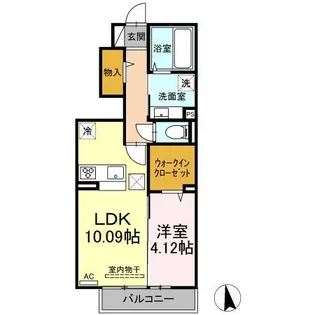 ガーデンリーフ平和台 B棟【1階】の間取り