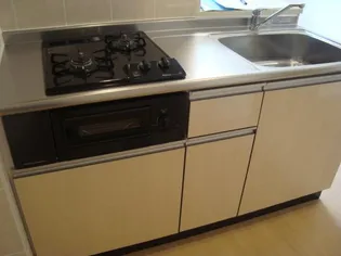 ア シンプル【2階】のキッチン