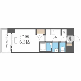 プレサンス難波インフィニティ【3階】の間取り