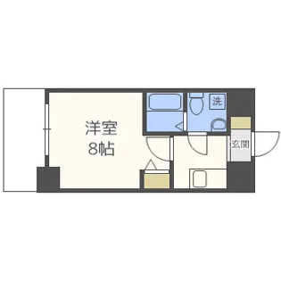 セレニテ北久宝寺【4階】の間取り