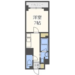 ハビテ靱センターコート【13階】の間取り