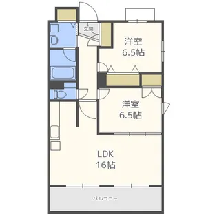 プレミュール阿波座【8階】の間取り