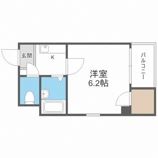 ノールハイツ【7階】の間取り