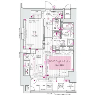 エステムプラザ南船場レジスタ【9階】の間取り