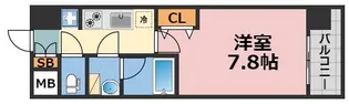 コンフォリア心斎橋EAST【11階】の間取り
