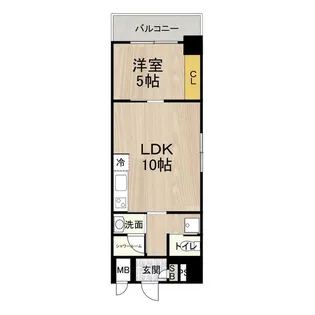 テン・フォーティ【3階】の間取り