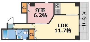 シャトードルチェⅡ【5階】の間取り