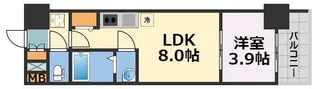 1LDKの間取り画像