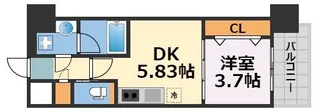 プレジオ難波【8階】の間取り