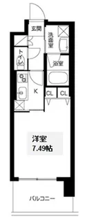 アーバネックス西長堀【7階】の間取り
