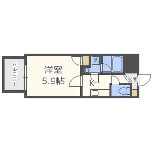 Primavera Minamimorimachi(プリマヴェーラ南森町)【12階】の間取り