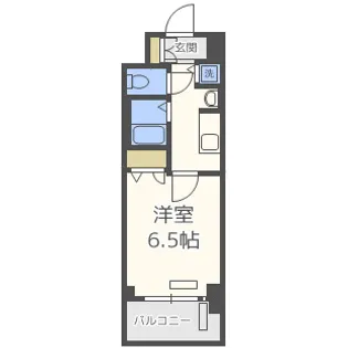 ライジングコート梅田サンライズ【2階】の間取り