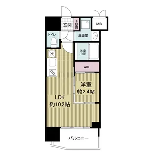 セレニテ本町東リアン【5階】の間取り