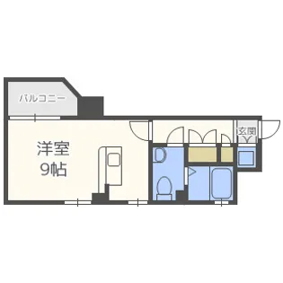 Gramercy Nipponbashi【6階】の間取り