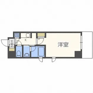 1Kの間取り画像