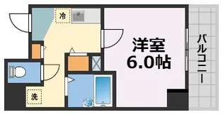 ラナップスクエア南森町【5階】の間取り