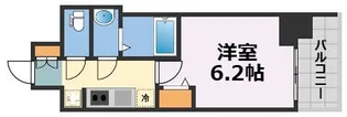 ファステート難波ラグジュ【4階】の間取り