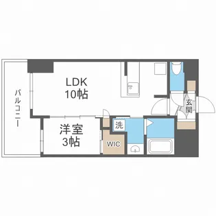 セレニテ桜川駅前プリエ【7階】の間取り